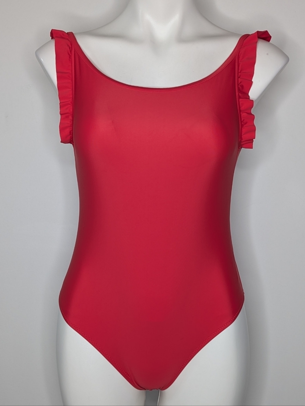 Aerie Res Ruffle Full Coverage One Piece Swimsuit S